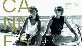 Cannes 26 - affiche officielle - Photo Roland Neveu -Thelma et Louise (Ridley Scott, 1991) © MGM Studios - Création graphique © Hartland Villa